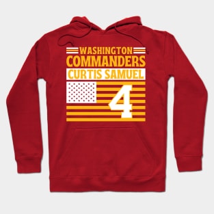 Washington Commanders Samuel 4 American Flag Football Hoodie